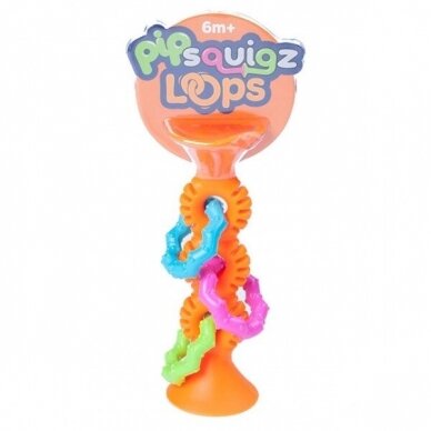 Lipšniukas PipSquigz Loops (oranžinis)