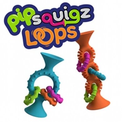 Lipšniukas PipSquigz Loops (oranžinis) 2