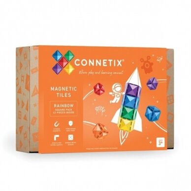 Connetix Kvadratų rinkinys 42 dalių