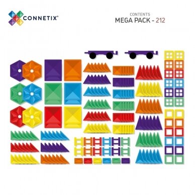 Connetix MEGA rinkinys 212 dalių 11