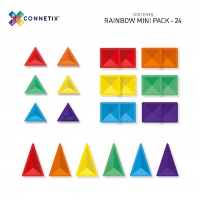 Connetix MINI rinkinys 24 dalių 1