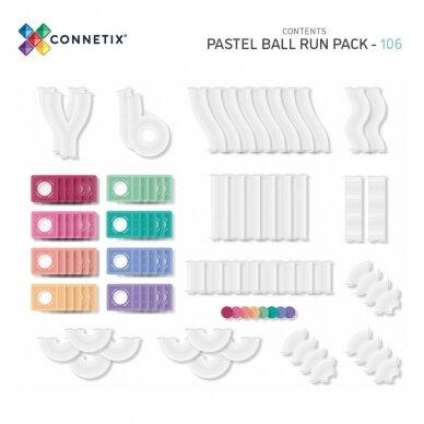 Connetix Pastelinė kamuoliukų trasa 106 dalys 11