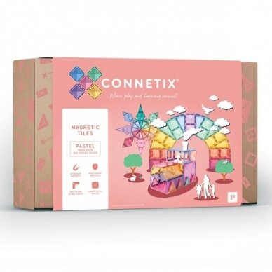 Connetix Pastelinis MEGA rinkinys 202 dalys