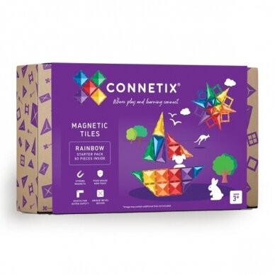 Connetix STARTER rinkinys 60 dalių