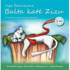 Dainų knygelė su CD, Balta katė Zizu