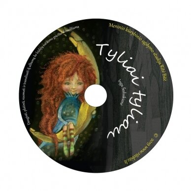 Dainelių knyga su CD "Tyliai tyliau" 1