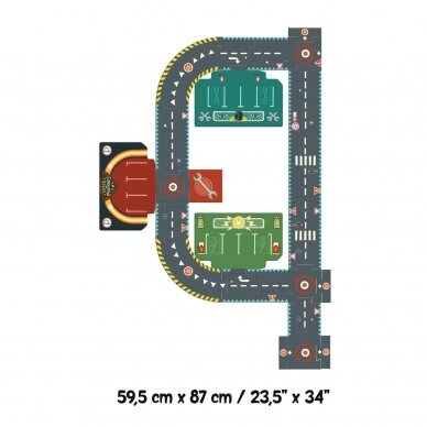 Didelė dėlionė Crazy Motors miesto keliai 1