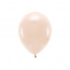 Ekologiški balionai Šviesi pelenų rožinė, 10vnt