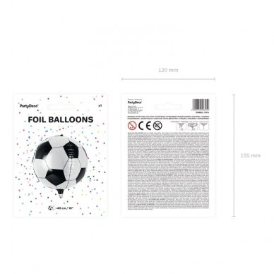 Folinis balionas "Futbolo kamuolys" 40 cm 2