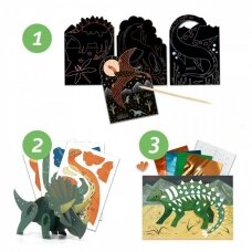Įvairių rankdarbių rinkinys Dinozaurų pasaulis