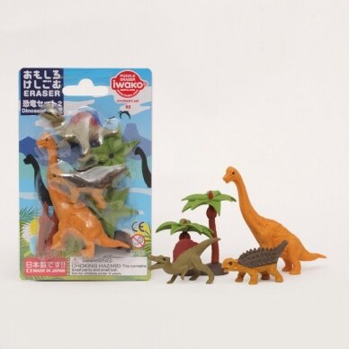 IWAKO trintukų rinkinys „Dinosaur 2“