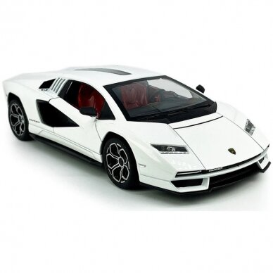 KiNSMART automobilis, Lamborghini Countach LPI 800-4, baltas