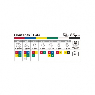 Konstruktorius LaQ „Basic011“ 5