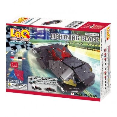 Konstruktorius LaQ „Hamacron Constructor Lightning Black” 1