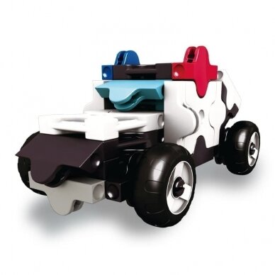 Konstruktorius LaQ „Hamacron Constructor Mini Police Car” 1