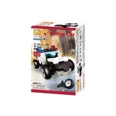 Konstruktorius LaQ „Hamacron Constructor Mini Police Car” 2