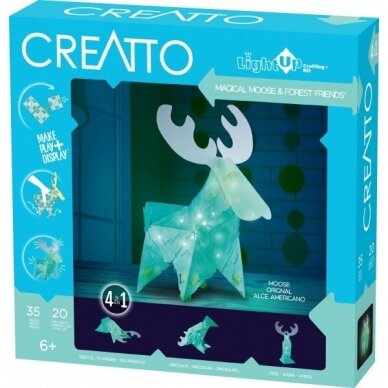 Kūrybinis konstruktorius "Creatto Magical Moose"