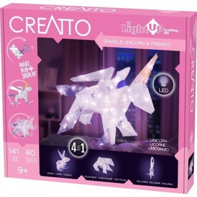 Kūrybinis konstruktorius "Creatto Sparkle Unicorn"