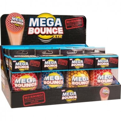 Labai šoklus kamuoliukas Mega Bounce, 7cm 2