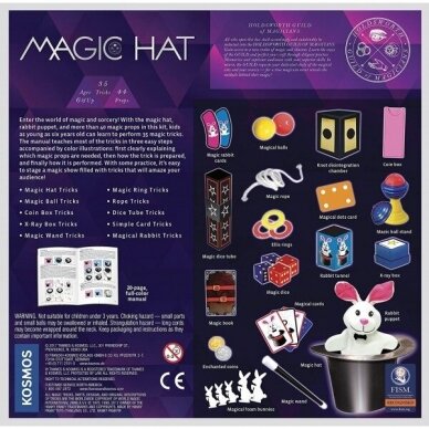 Magiškų triukų rinkinys „Magic Hat” 2