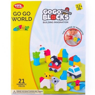 Magnetinis konstruktorius „GO GO WORLD”, 21vnt 4