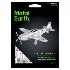 Metalinis 3D konstruktorius Mustang P-51