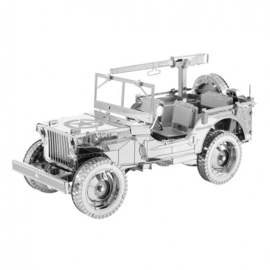 Metalinis 3D konstruktorius Metal Earth Willys Jeep