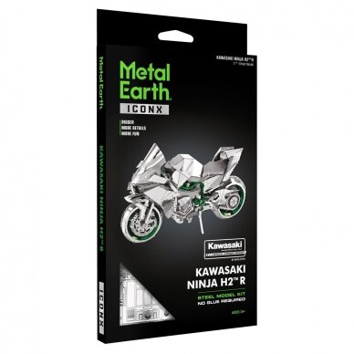 Metalinis 3D konstruktorius "Kawasaki Ninja Green" Iconx serija 1