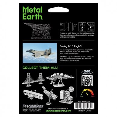 Metalinis 3D konstruktorius "F-15 Eagle" 2