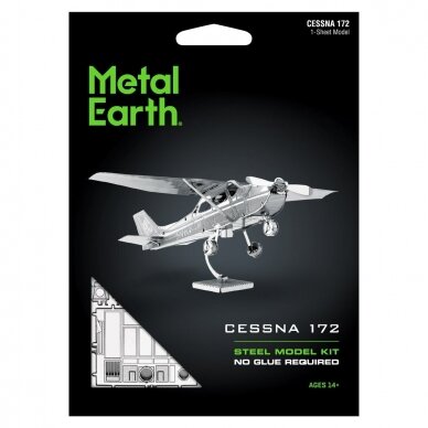 Metalinis 3D konstruktorius lėktuvas "Cessna 172" 1