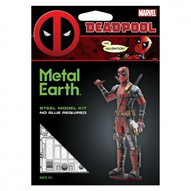 Metalinis 3D konstruktorius "Marvel Deadpool" 1