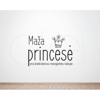 Sienos lipdukas "Maža princesė"