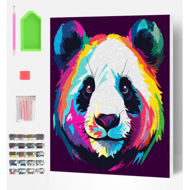 Splat Planet deimantinė dėlionė PANDA 2 30x40 cm 2