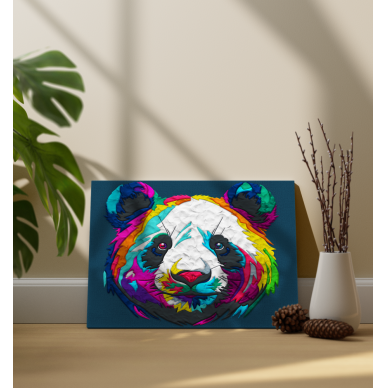 Splat Planet paveikslas iš modelino, Panda 30x40cm 4