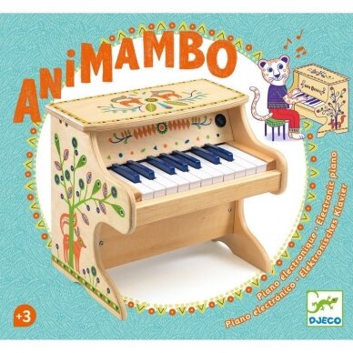 Vaikiškas muzikinis instrumentas - Elektroninis pianinas (18 klavišų) 4